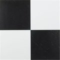 Achim Importing Achim Importing Co.; Inc. FTVSO10320 NEXUS Black & White 12 Inch x 12 Inch Self Adhesive Vinyl Floor Tile #103 FTVSO10320
